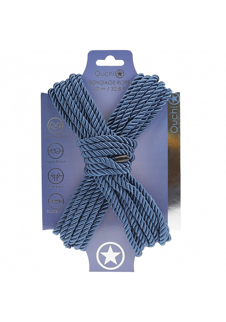 Ouch Bondage Rope 10m-Navy