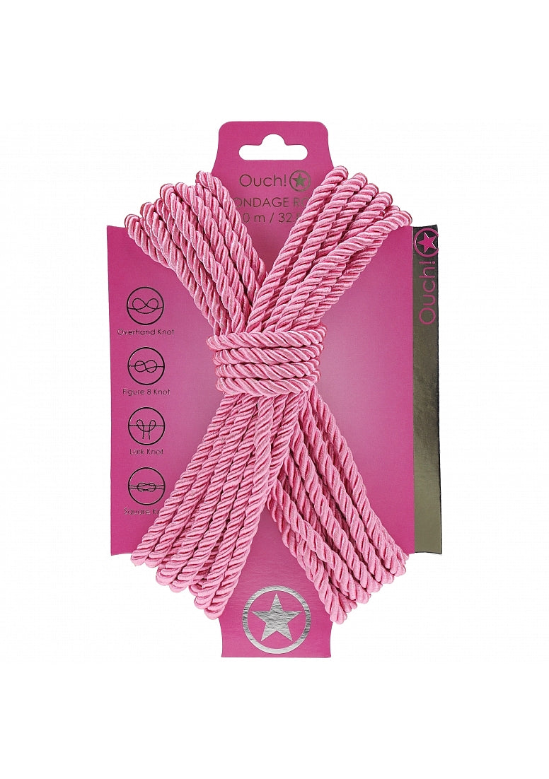 Ouch Bondage Rope 10m-Pink