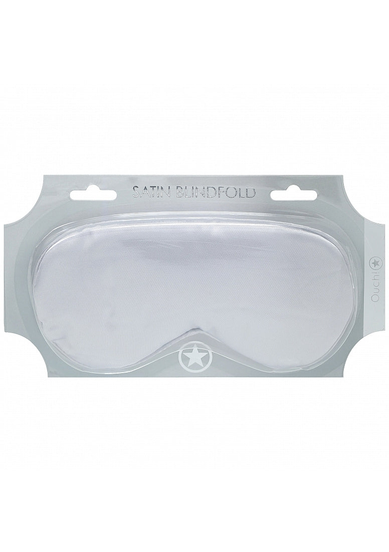 Ouch Satin Mask-Silver