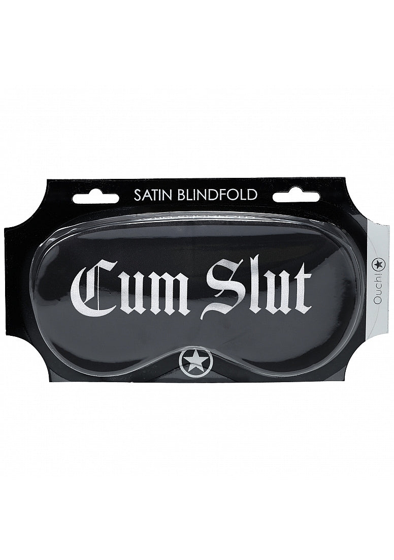 Ouch Satin Mask-Cum Slut
