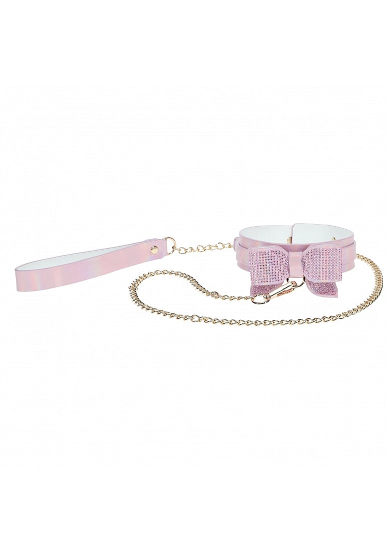 Ouch Paris Collar/Leash-Pink