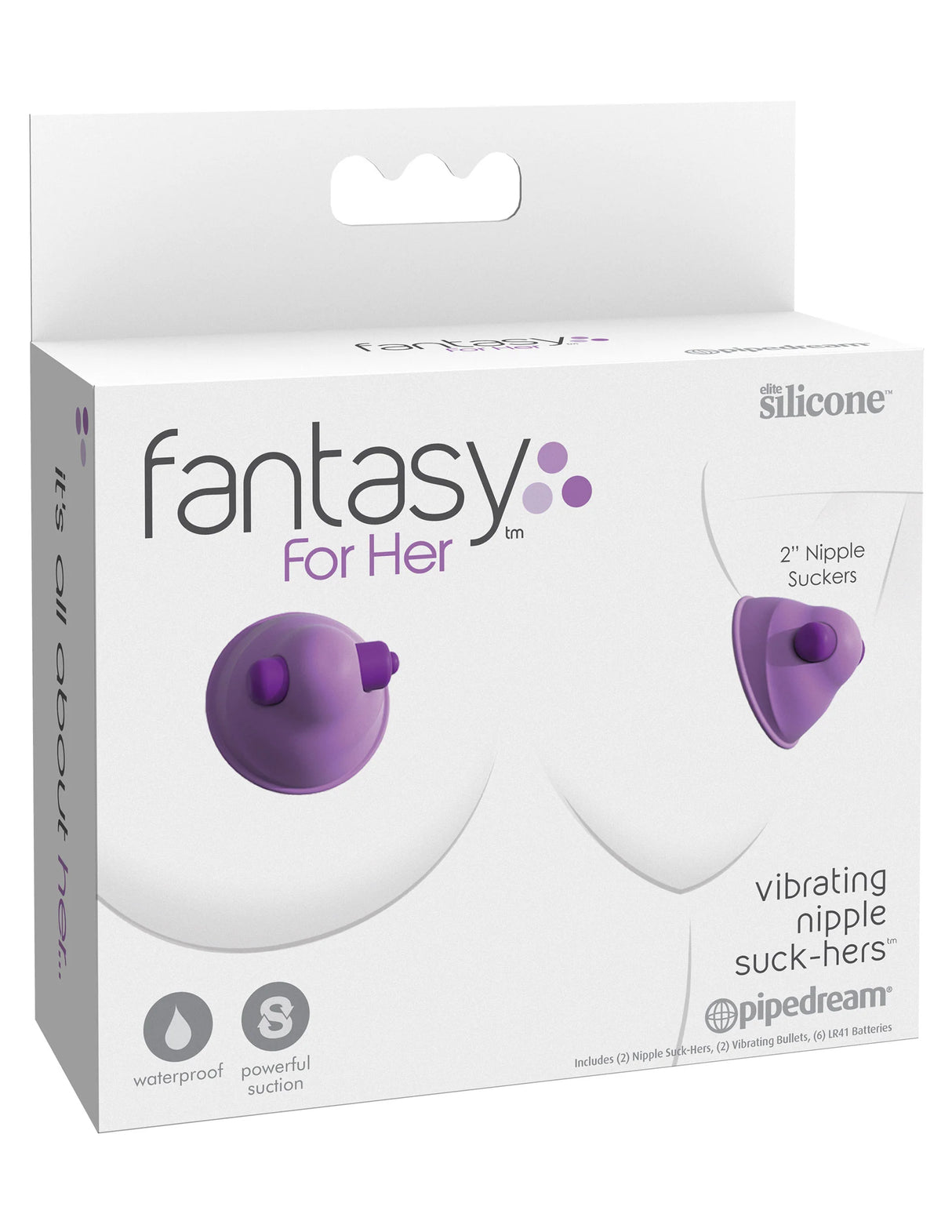 Fantasy For Her Vibrating Nipple SuckHers