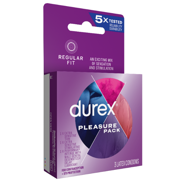 Durex Pleasure Pack 3pk