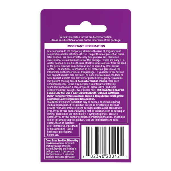 Durex Pleasure Pack 3pk