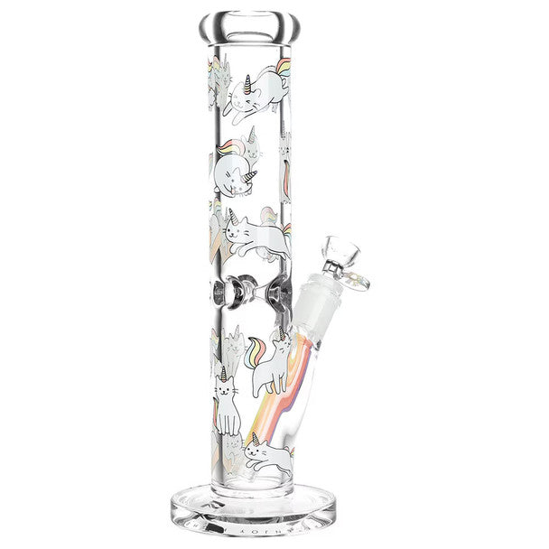 12" Pulsar Caticorns Tube Bong