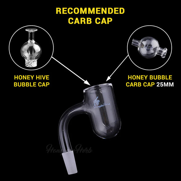 Honeybee Herb (B) Bevel Deep Bowl Banger