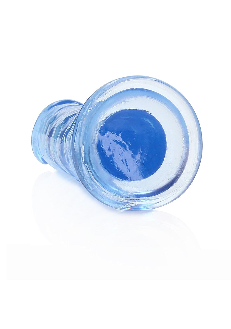 RealRock Straight Dildo - Blue 6"