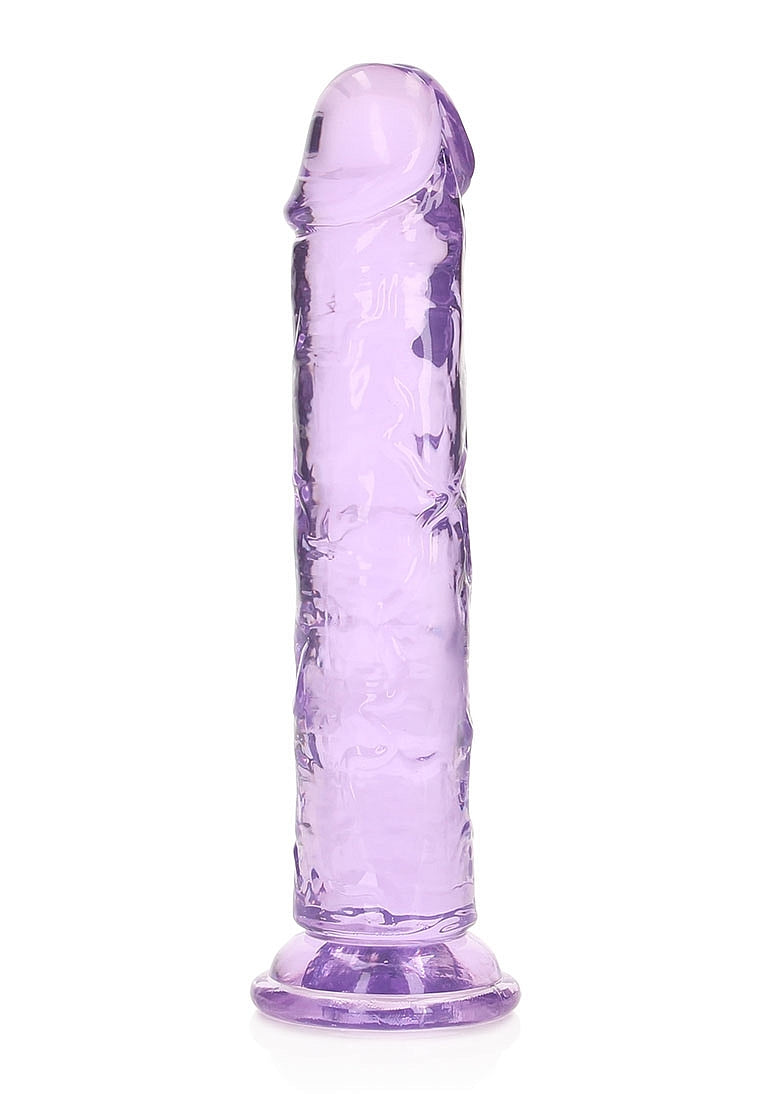 RealRock Straight Dildo - Purple 7"