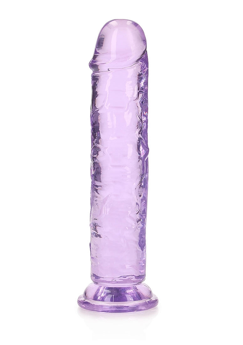 RealRock Straight Dildo - Purple 7"