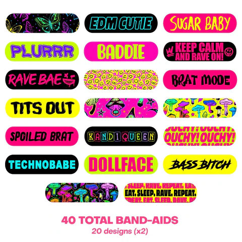 Ouchie Stix- Bandages 40pk Fun