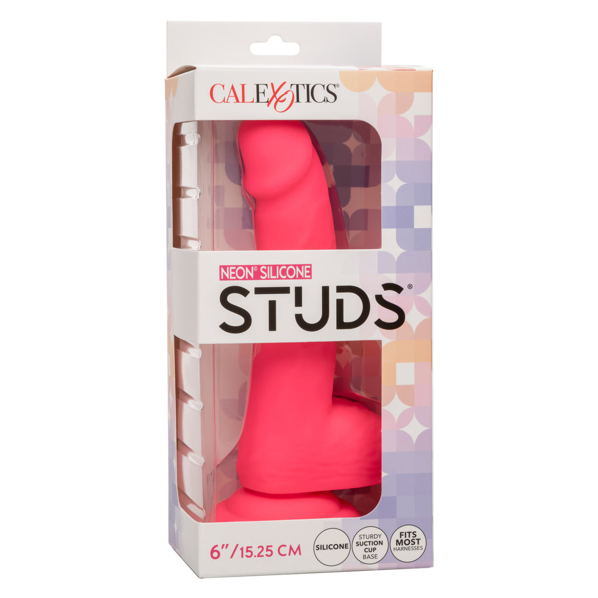 STUDS Neon Silicone 6" - Pink