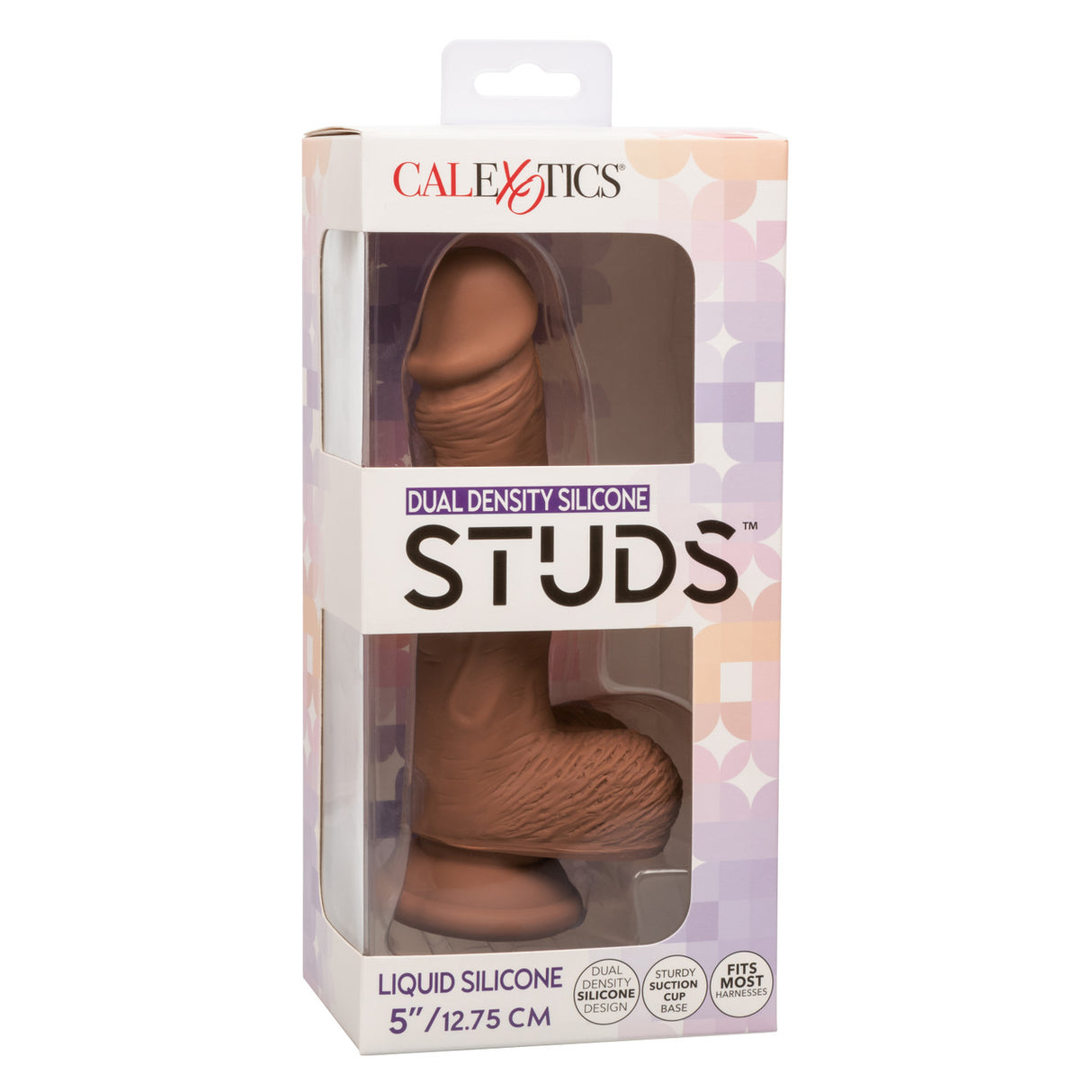 Silicone Stud Dual Density - Brown 5"