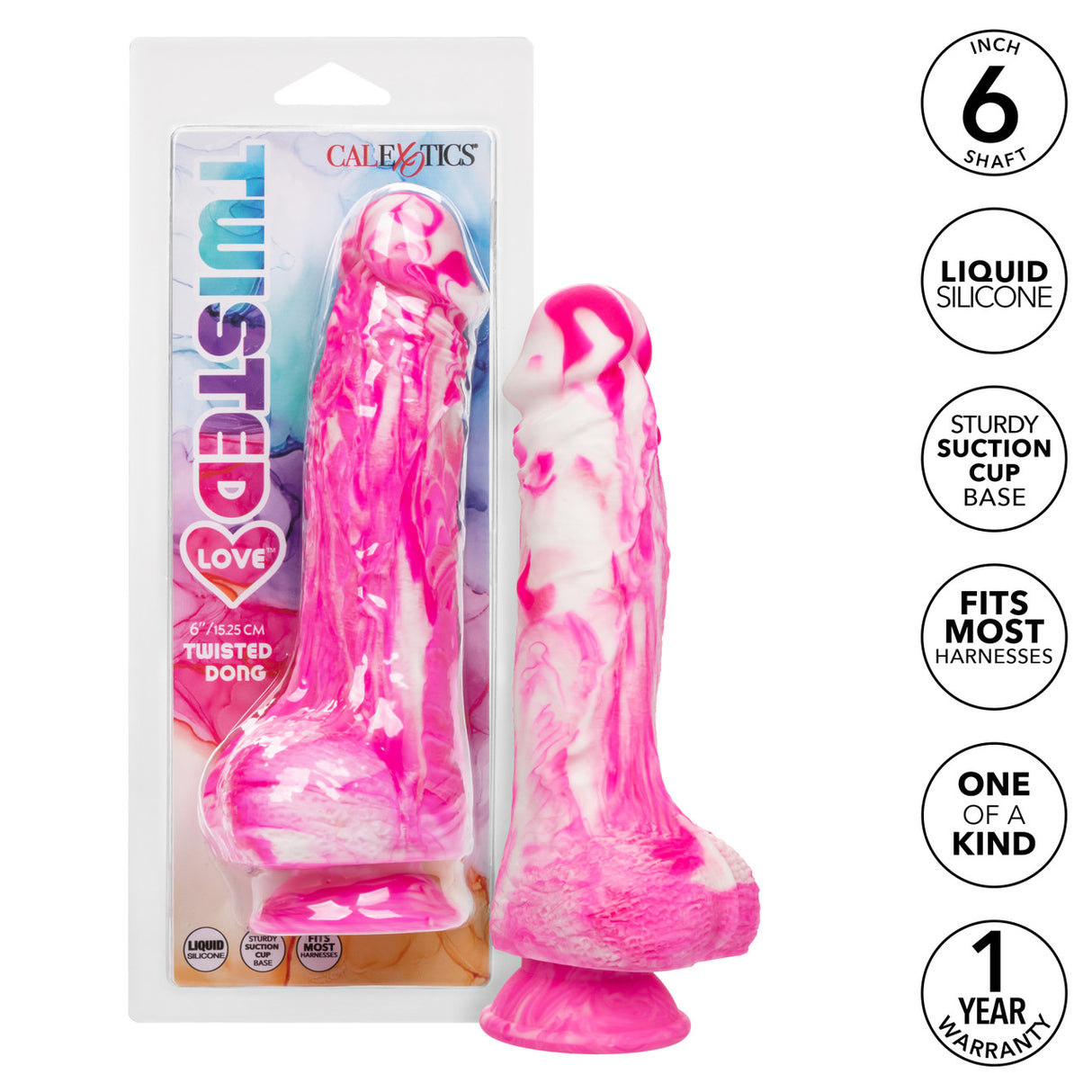 Twisted Love Dong 6" - Pink