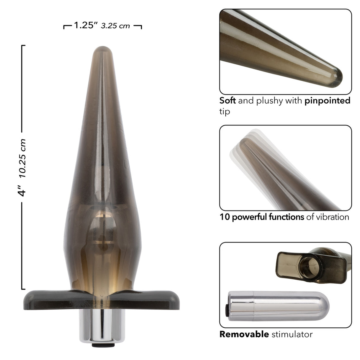 Mini Vibro Tease-Smoke