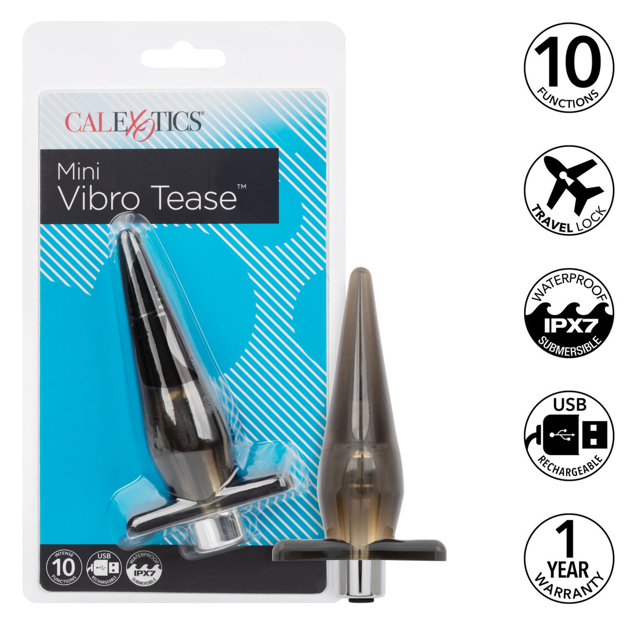 Mini Vibro Tease-Smoke