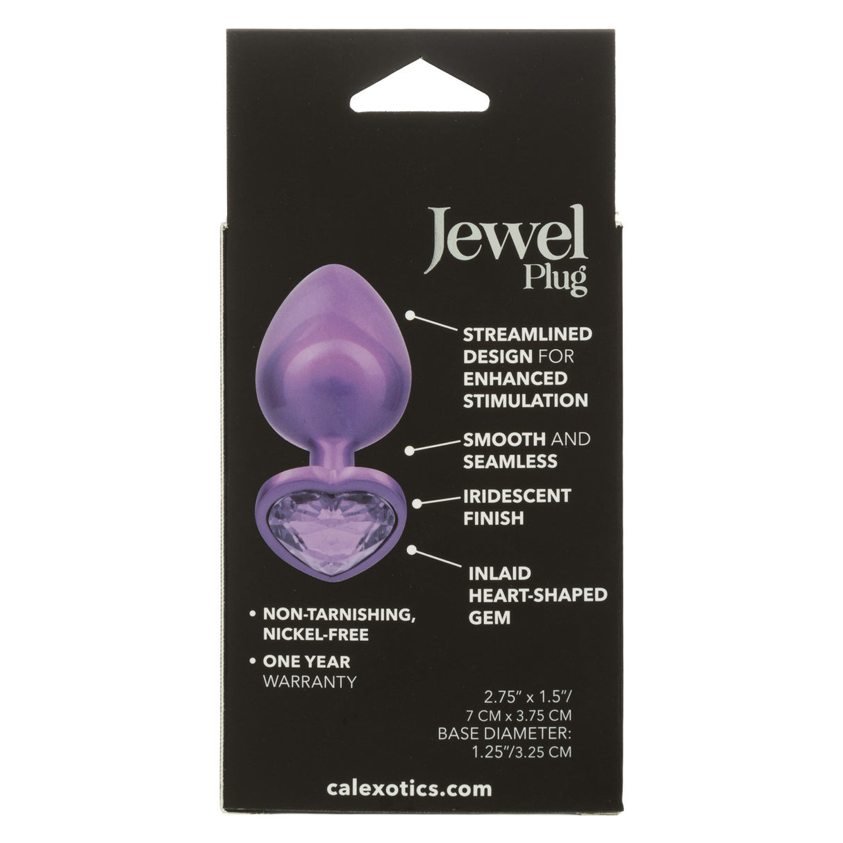 Jewel Plugs Large-Amethyst