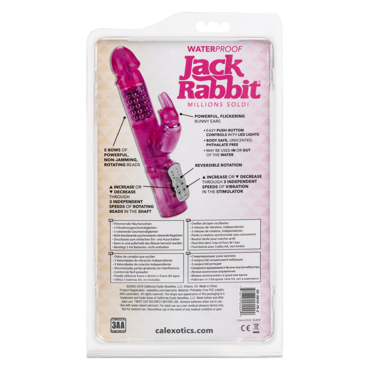 Jack Rabbit Waterproof Pink