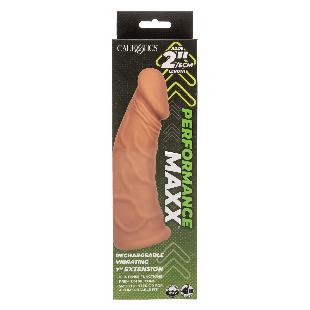 Performance Maxx Rechargeable Extension 7" Brown
