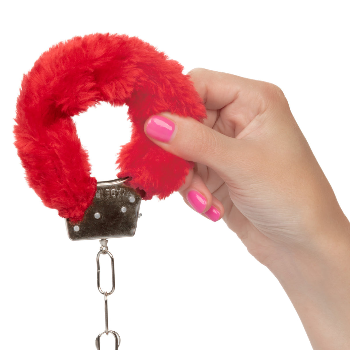 Playful Furry Cuffs-Red