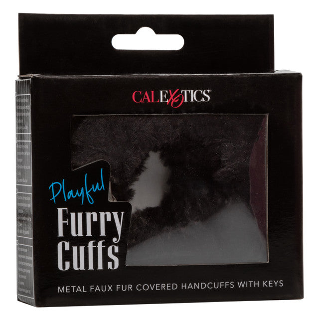 Playful Furry Cuffs-Black