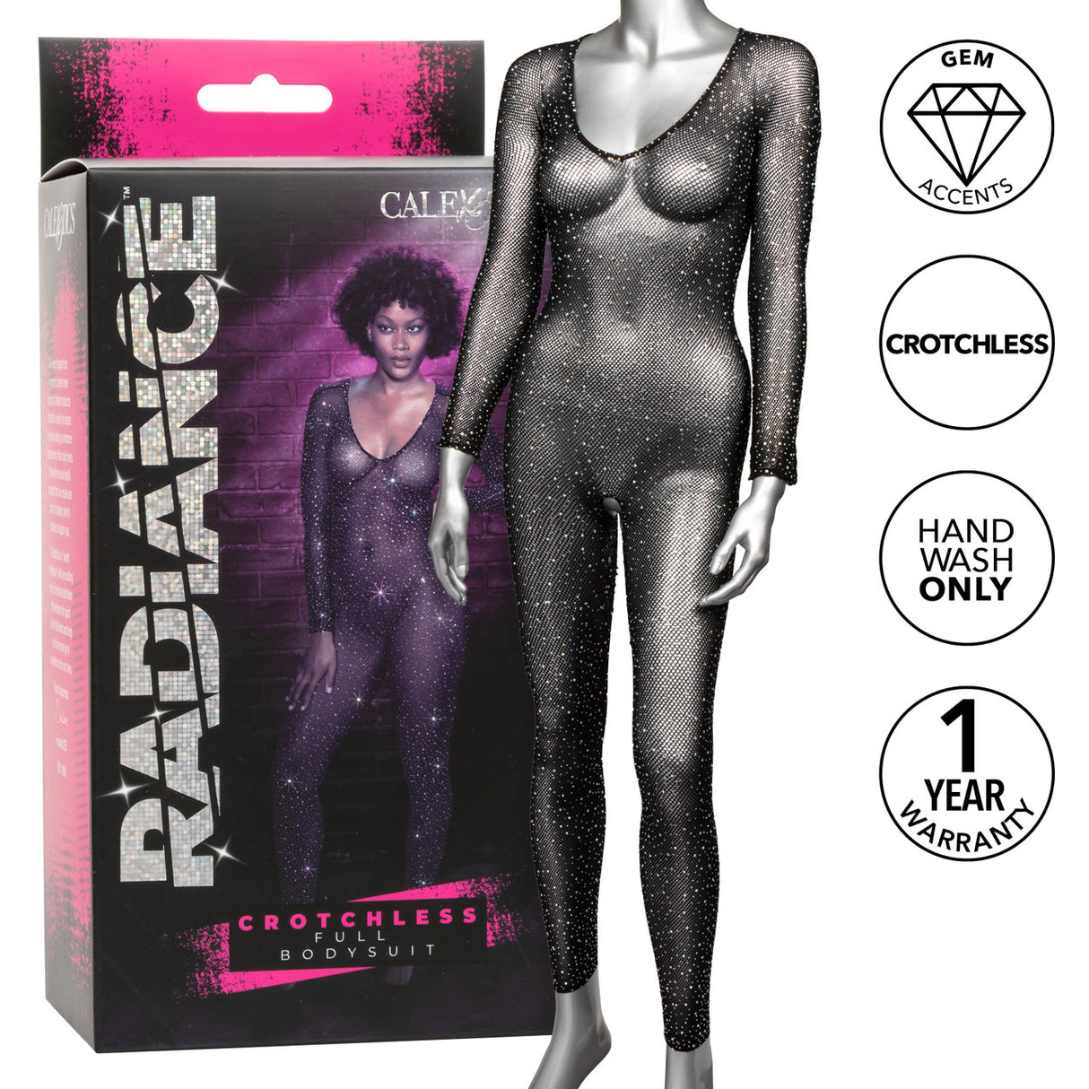 RADIANCE Crotchless Bodysuit One Size