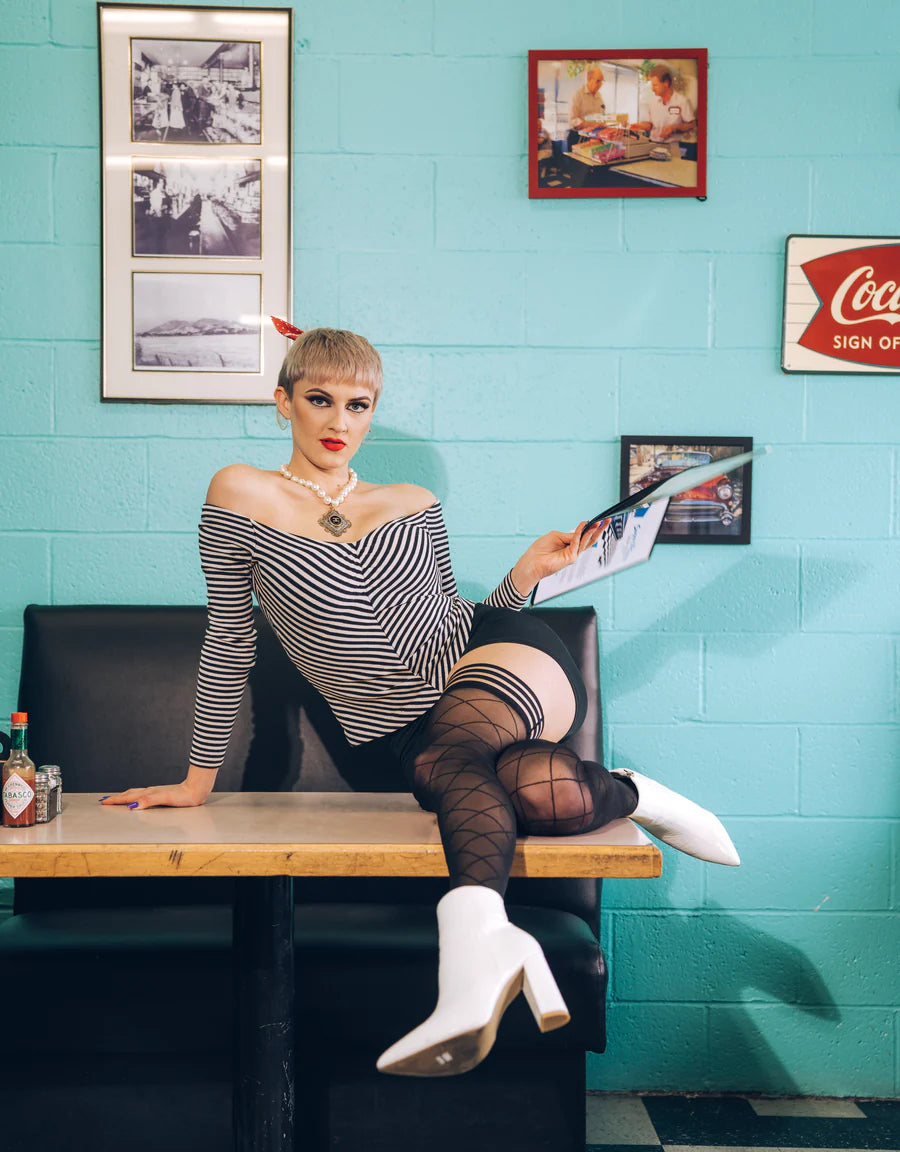 Thigh High: Anna Diamond Net