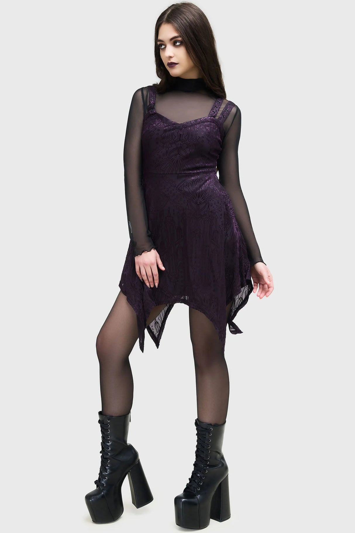Valrithia Dress- Purple