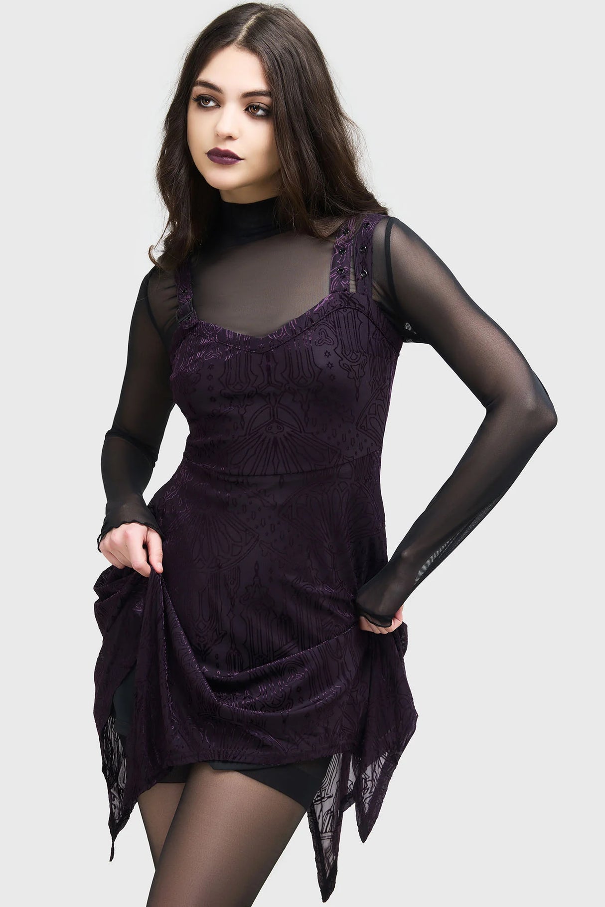 Valrithia Dress- Purple