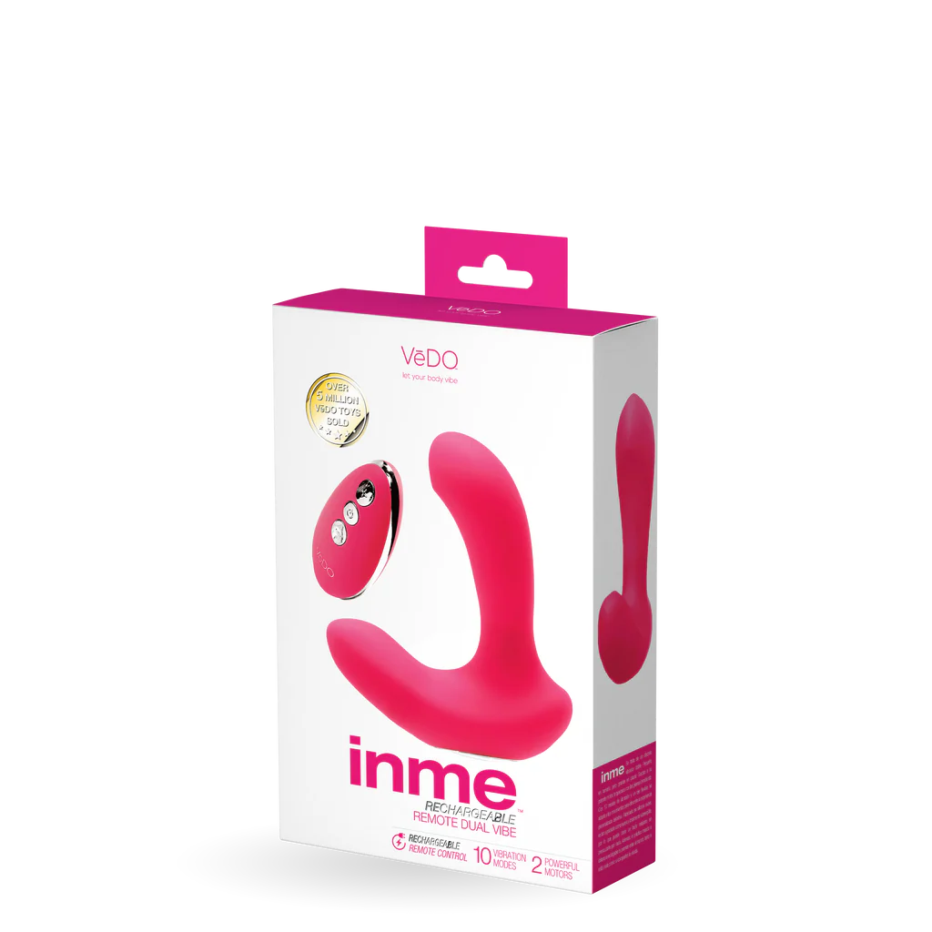 INME Rechargeable Dual Vibe-Pink
