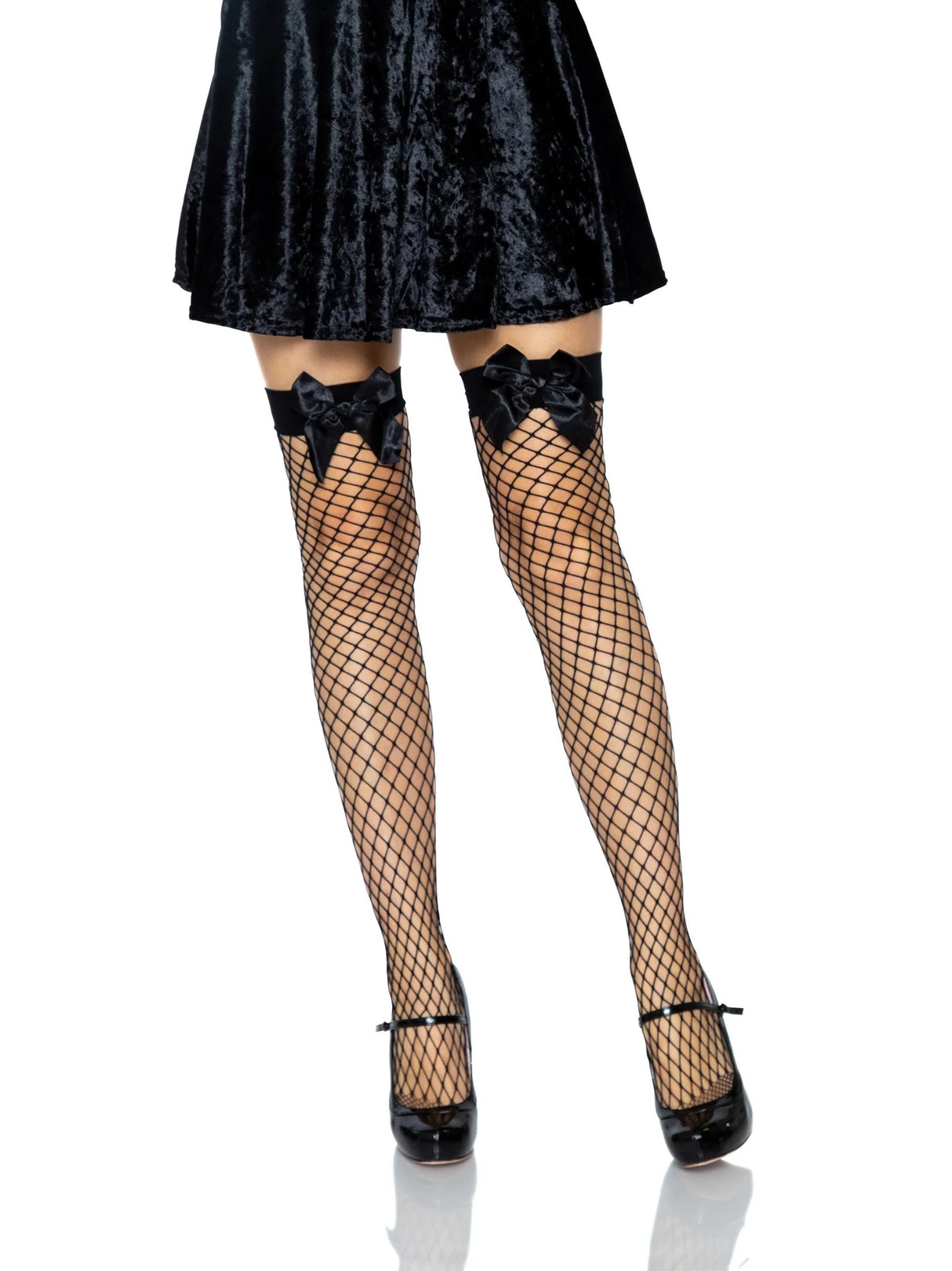 Sydney Net Thigh High Stockings- One Size