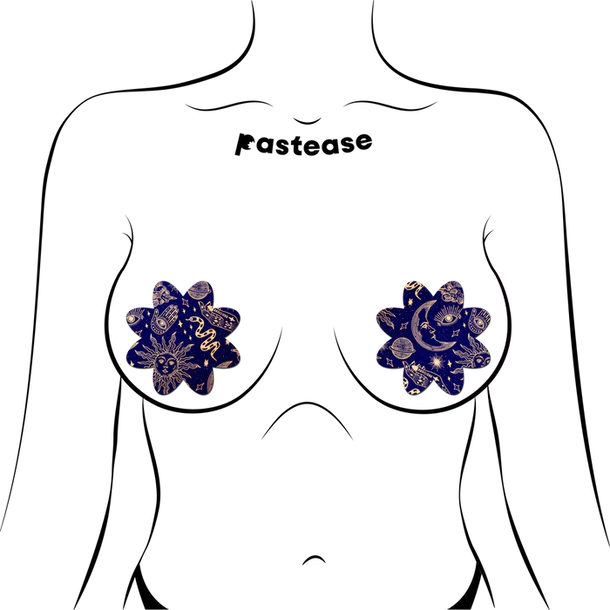 Pasties: Midnight Celestial Moon