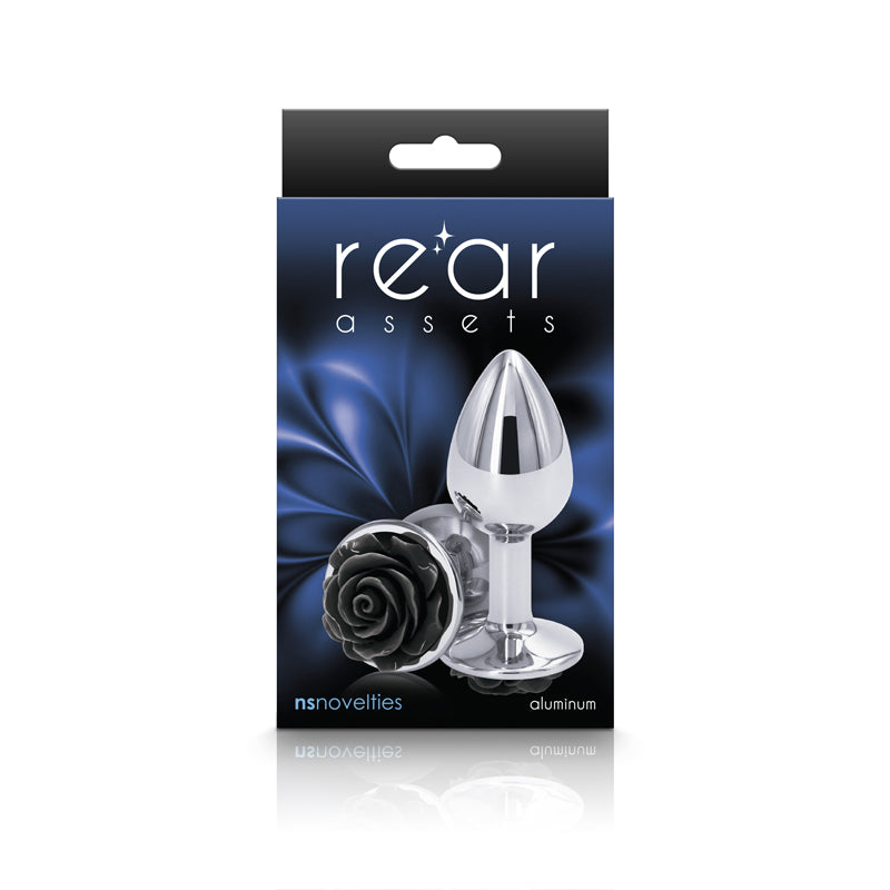 Rear Assets Rose Plug-Black Small