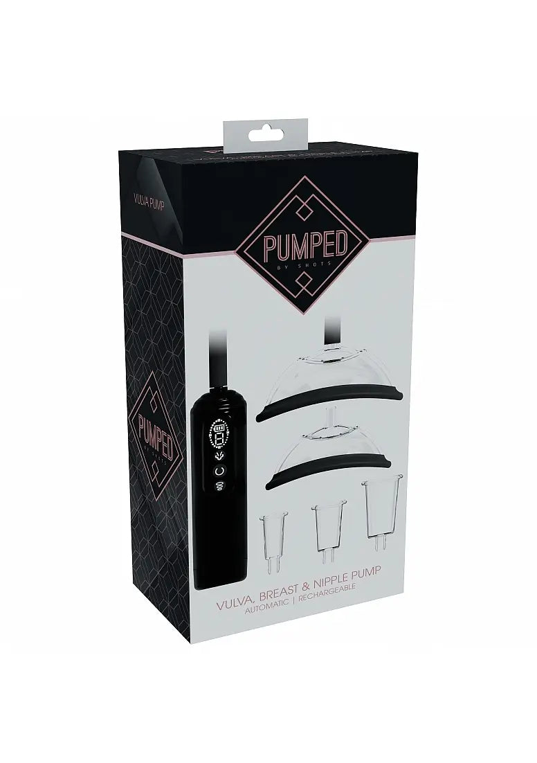 PUMPED Auto Vulva Set - Black