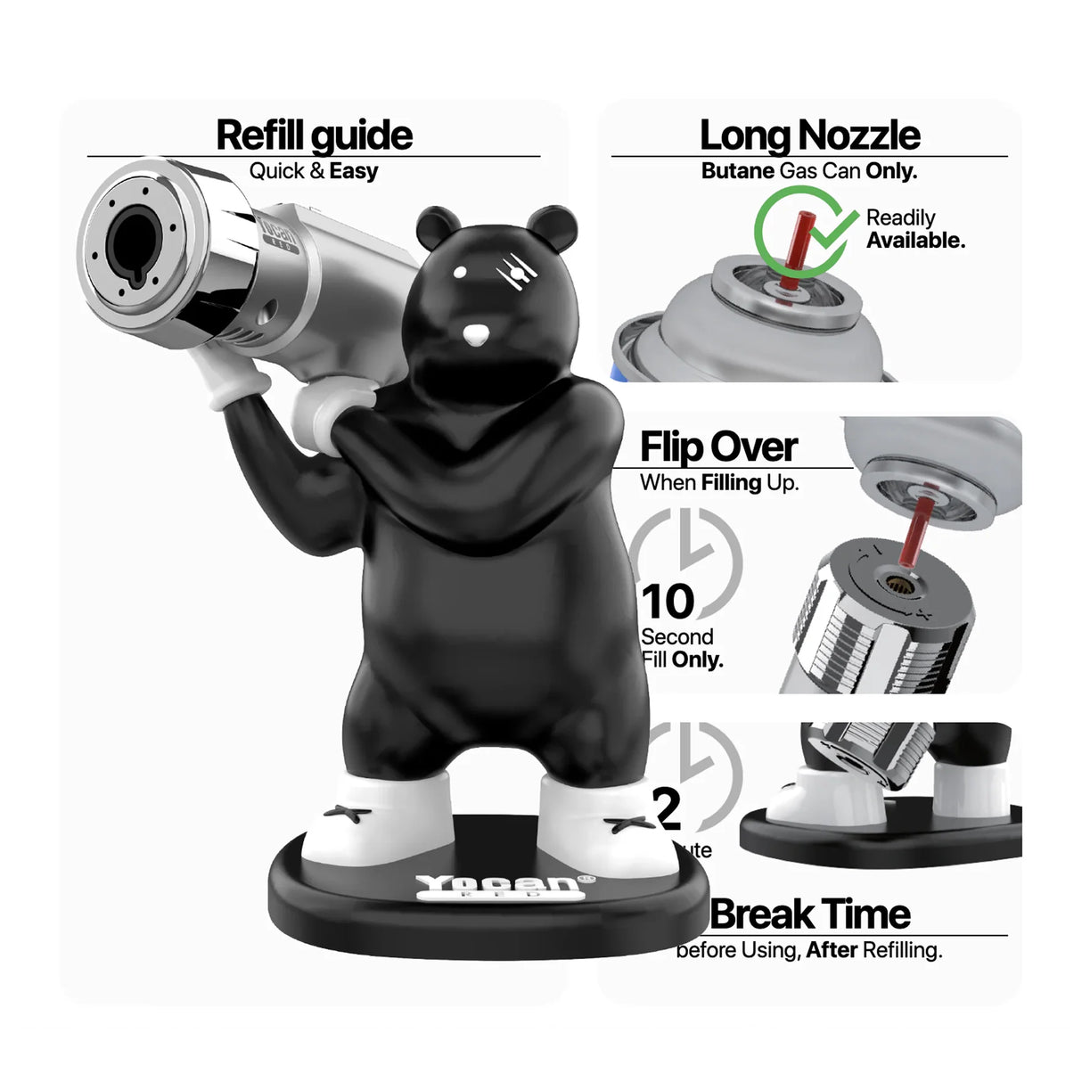 Yocan: "Berserk Bear" (Silver)