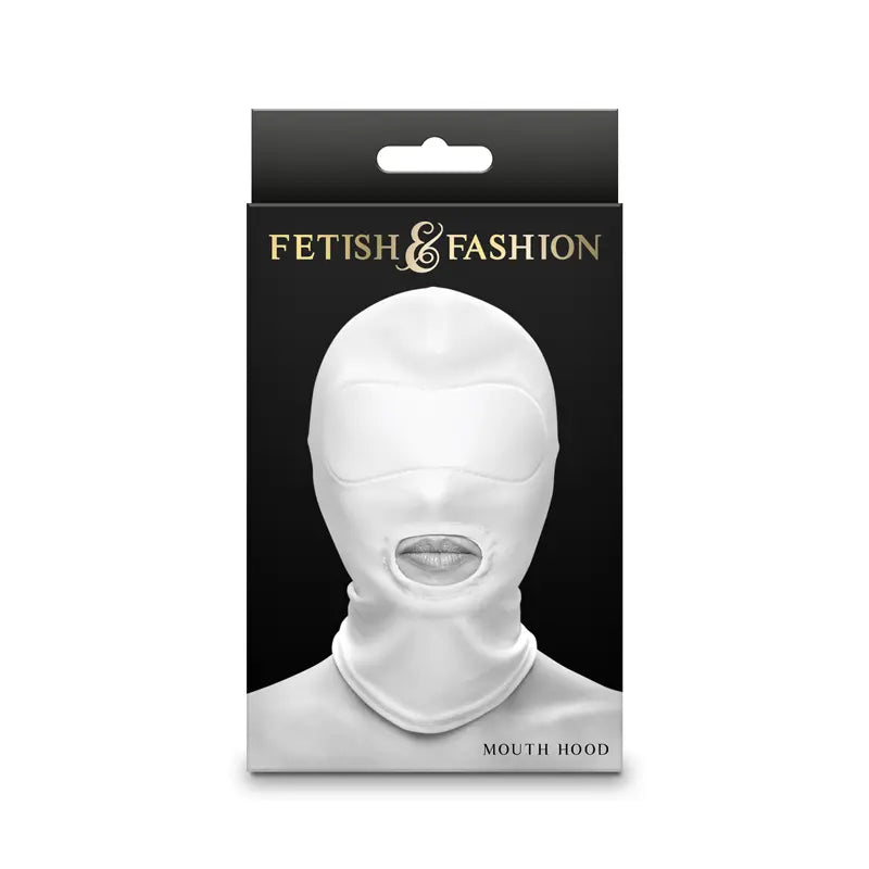 F&F Mouth Hood-White