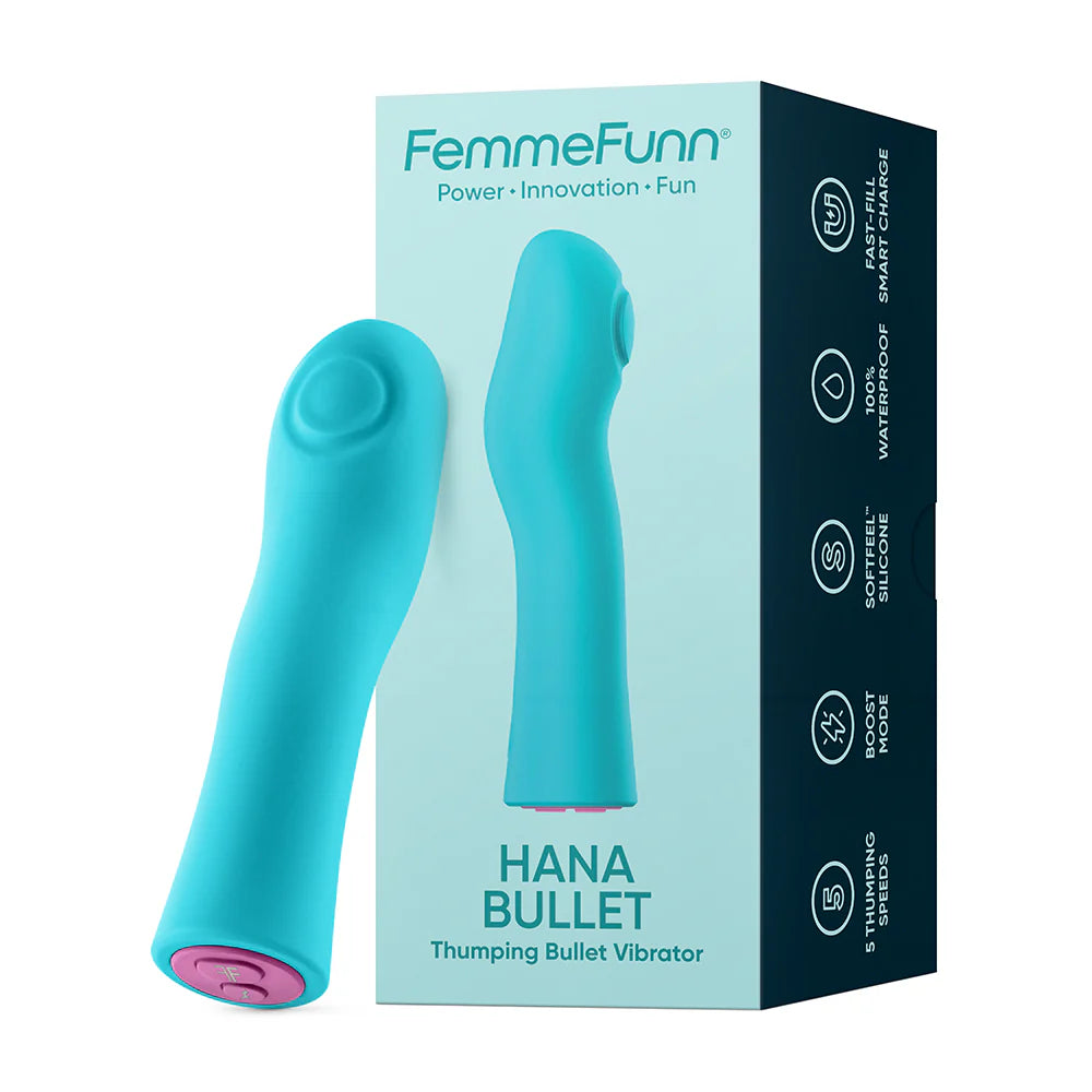 FemmeFunn Hana Thumping Bullet-Turquoise