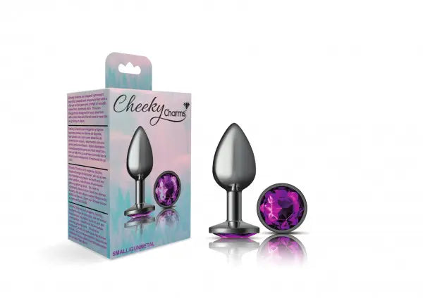 Cheeky Charms Plug Gunmetal-Small Round