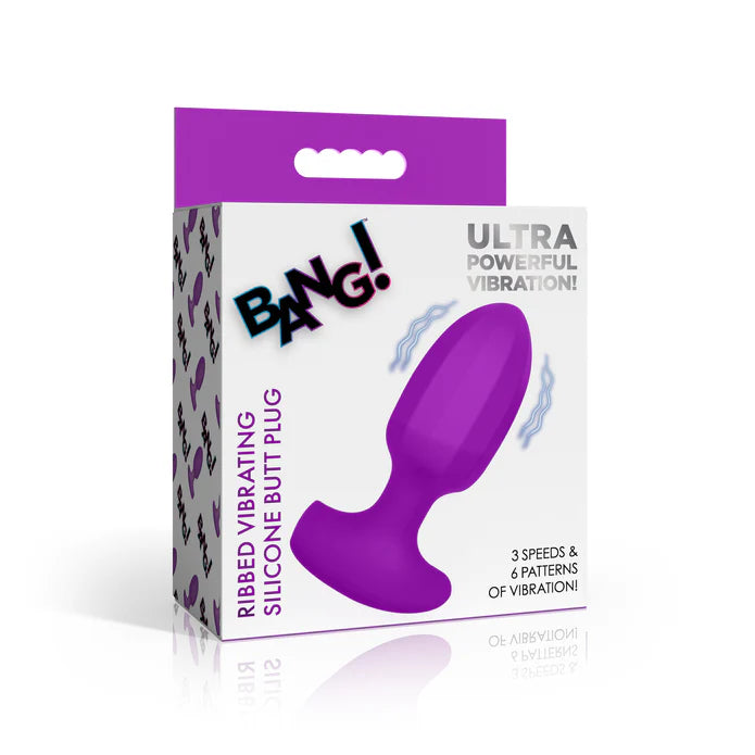 BANG! Ribbed Vibrating Plug
