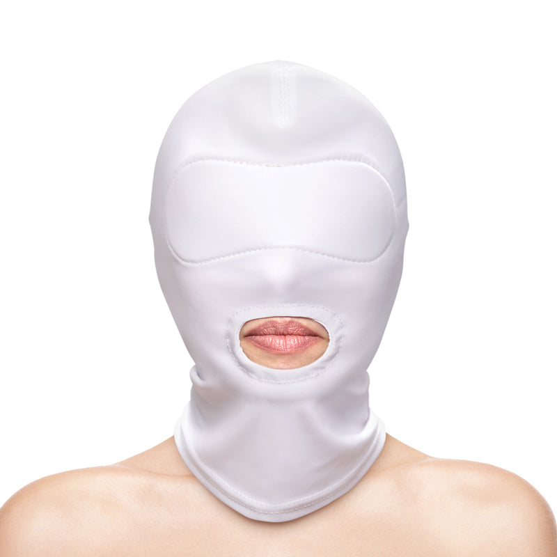 F&F Mouth Hood-White