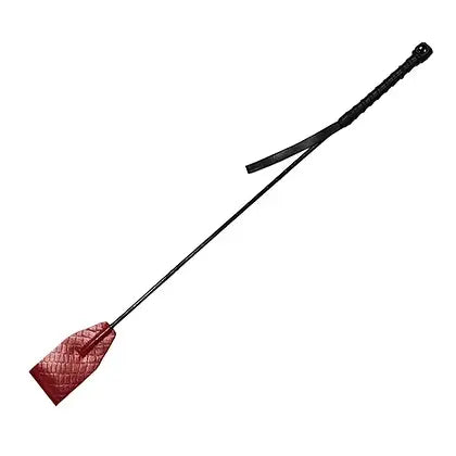 Rouge Leather Riding Crop-Burgundy