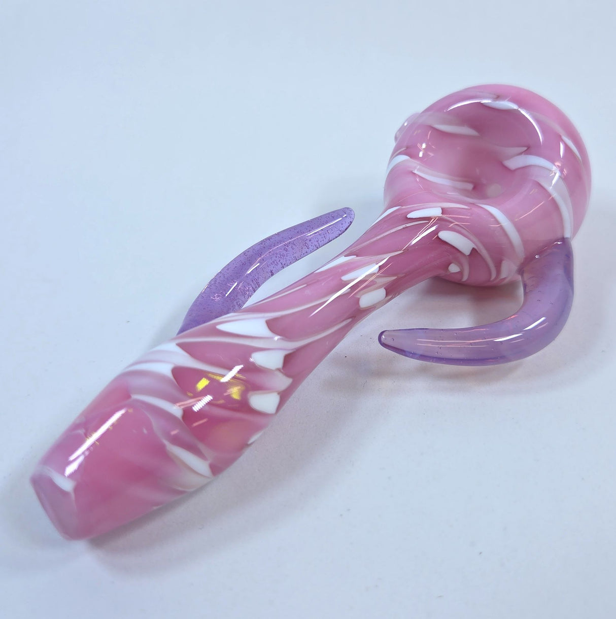 DiscoBox: Full Color Pipes (Pink Marble w/ Purple Horns)
