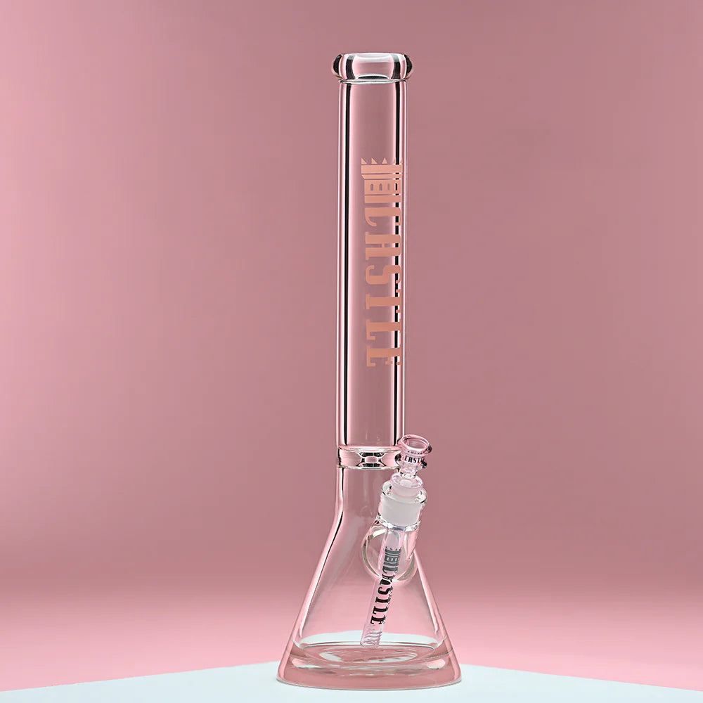 Castle Glass: 18" Standard Color Block (9mm Thick - Pink)
