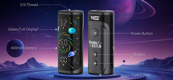 Yocan: Kodo "Star" 510 (400mAH - Assorted Colours)