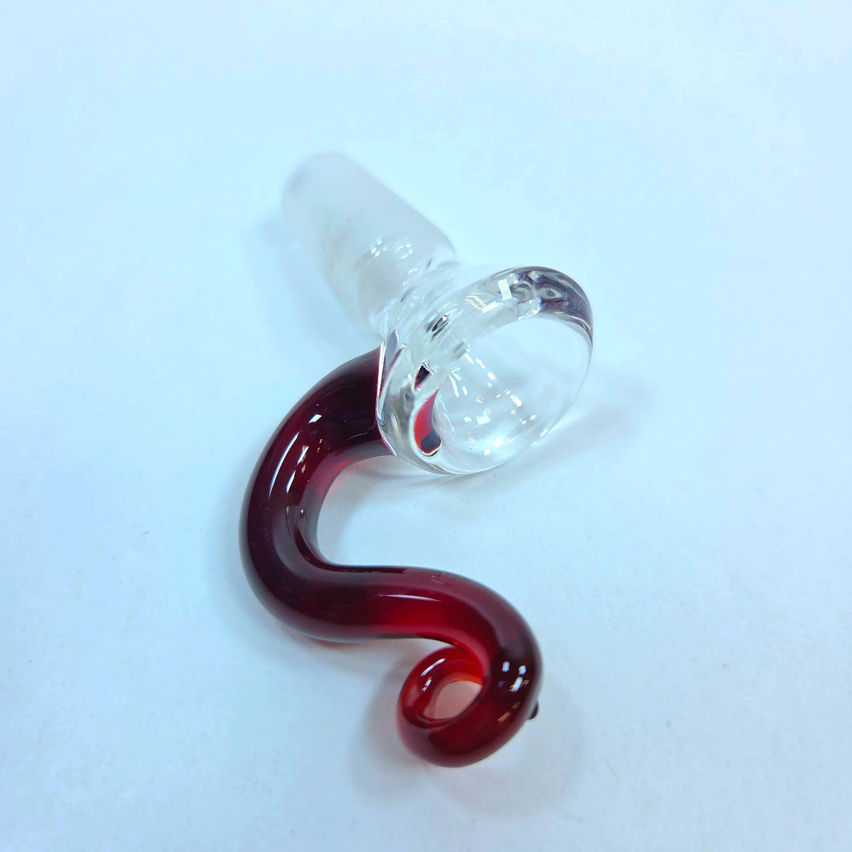 DiscoBox: Clear Bowl w/ Horn (14mm - Red Curl)