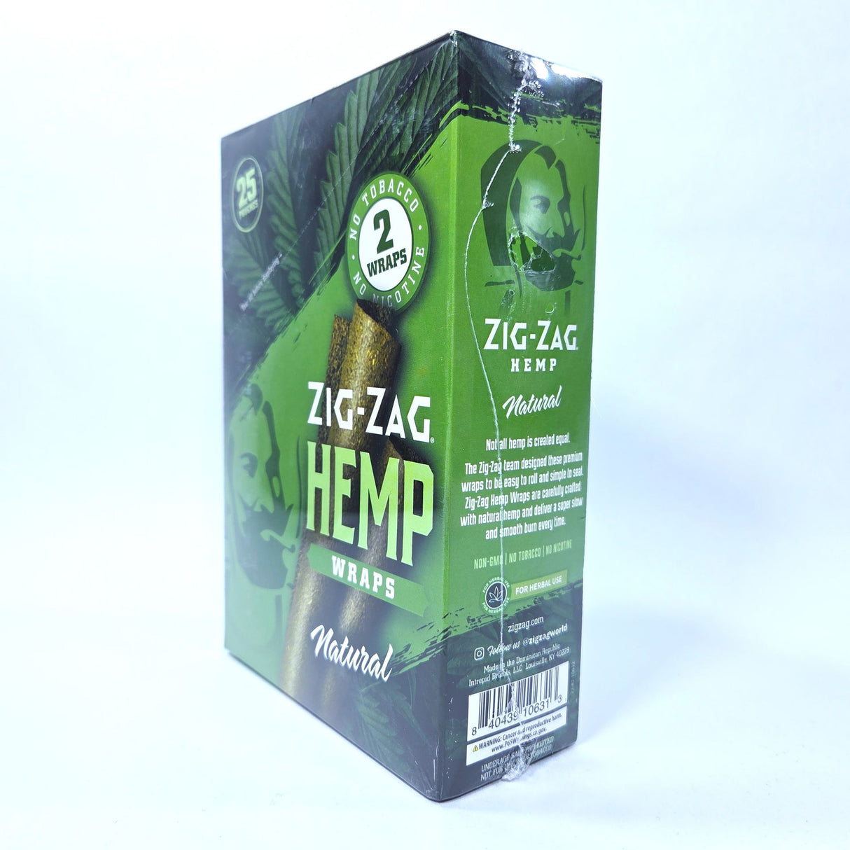 Zig Zag: Hemp Wraps (25pk/2pk - Natural)