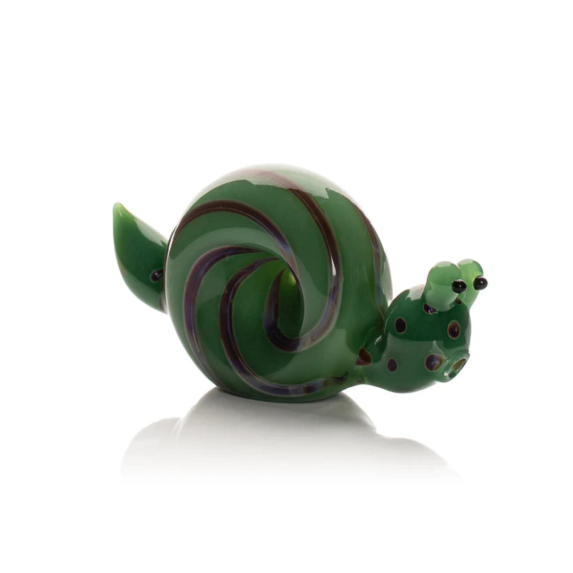 Red Eye Glass: 4.5" Snail