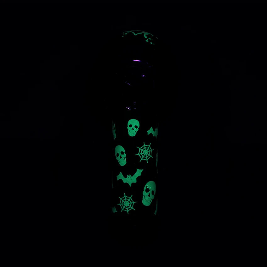 Pulsar: 4.5" Halloween Spoons (Amber Webs - Glow In The Dark)