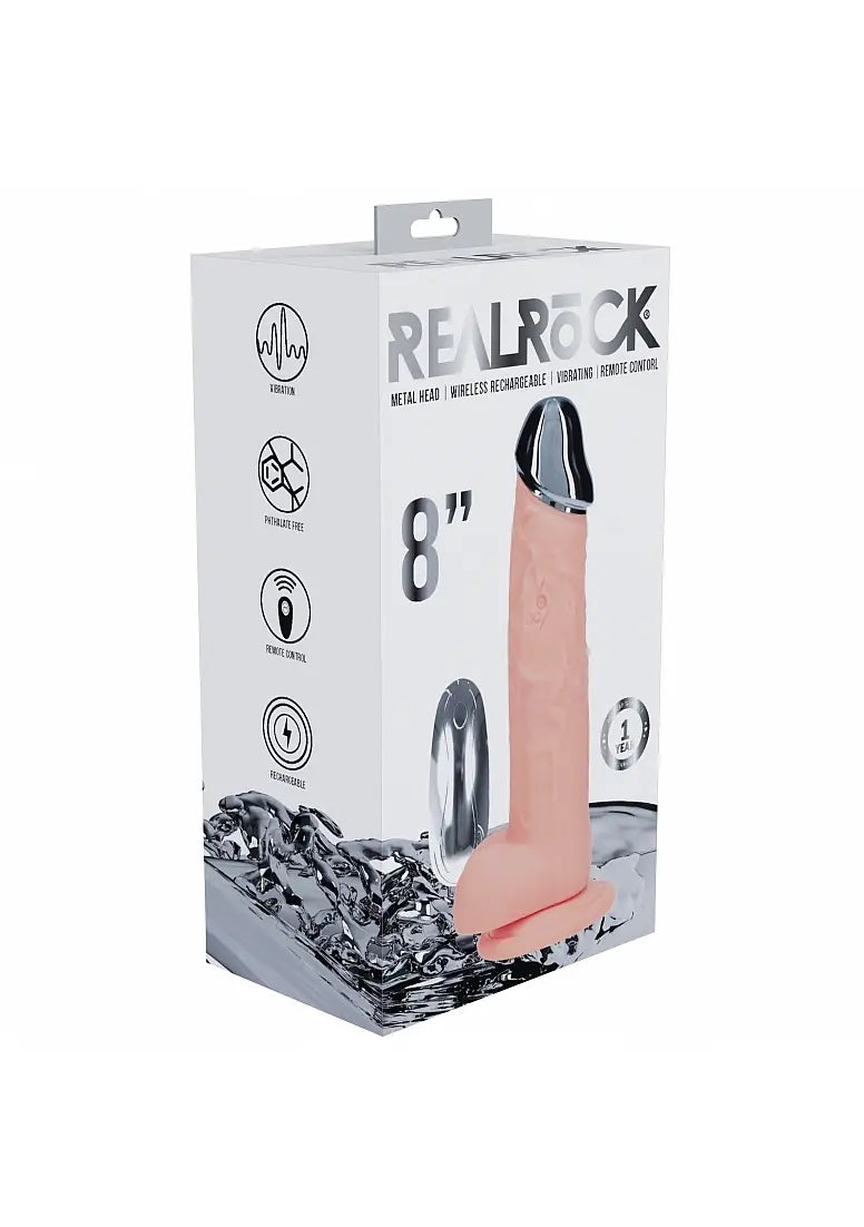 RealRock Wireless RC Metal Head 8" - White