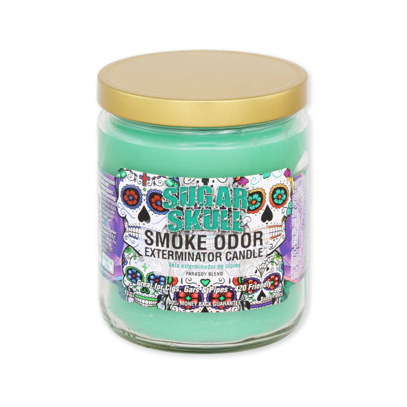 Smoke Odor: Exterminator Candle (13oz Sugar Skull)