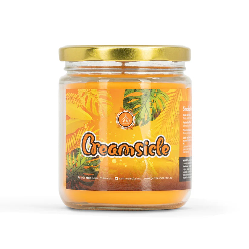 Smoke Out: 13oz Candle (Creamsicle)